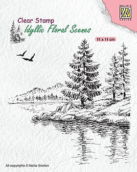 Nellie`s - Clear Stamp - Winer water´s edge