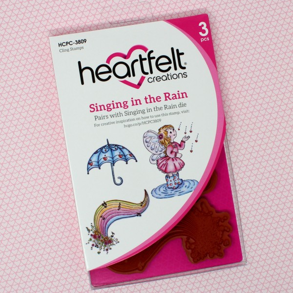 Heartfelt Creations Stamps ~ SINGING IN THE RAIN ~ HCPC3809 
