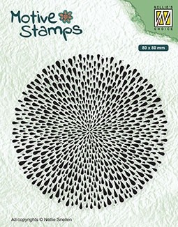 Nellie`s Choice Clearstamp - Burst of drops