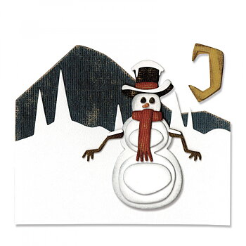 Sizzix - Dies Thinlits - Snowman Scene