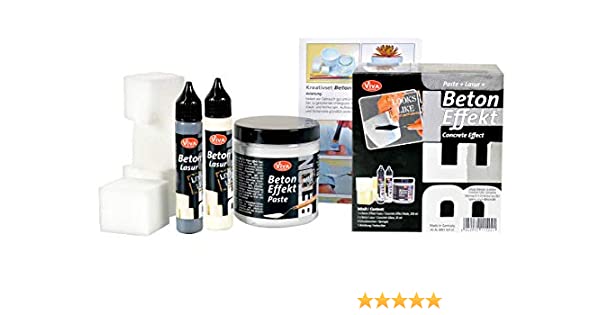 Viva Decor - Cement effekt start set  -9 delar  - 2