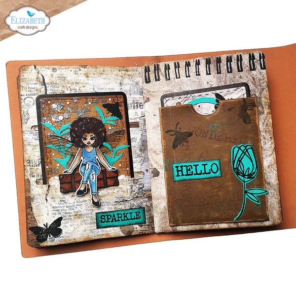 Elizabeth - ATC - Special kit 2 delar, dies och stämplar  - 4