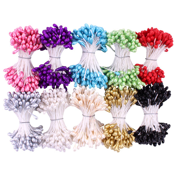 Heartfelt - Flower Stamens- Pastel Pearl bouquet - 10 buntar