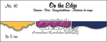 Crealies - On the edge no 10, 3 dies