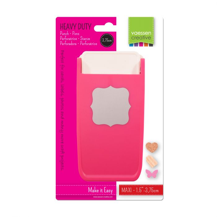 Vaessen - Heavy duty punch decorative square maxi  - 4