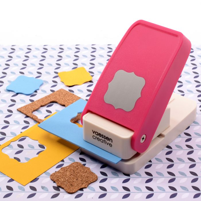 Vaessen - Heavy duty punch decorative square maxi  - 7