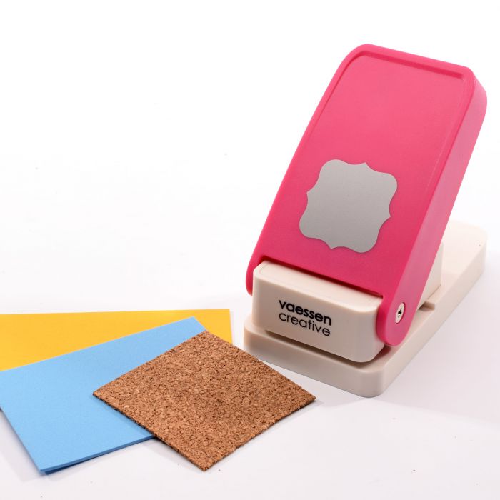 Vaessen - Heavy duty punch decorative square maxi  - 5
