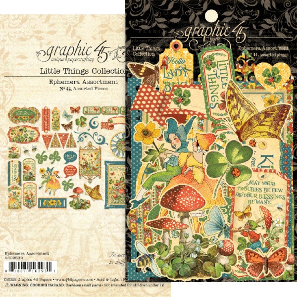 Graphic45 - Little Things - Ephemera Assortment