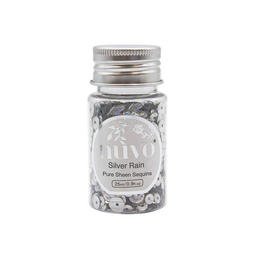 Nuvo pure sheen sequins - Silver rain