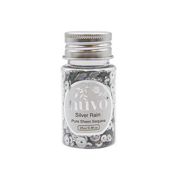 Nuvo pure sheen sequins - Silver rain