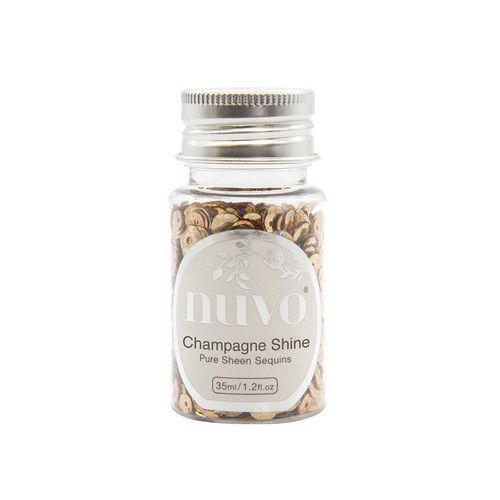 Nuvo pure sheen sequins - Champagne shine