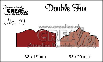 Crealies -  Double Fun 19 Markeringen 1 / Tabs 1 