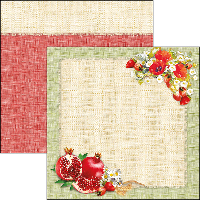 Ciao Bella - Under the Tuscan Sun- Bas - 8 olika dubbelsidiga ark 12x12" - 7