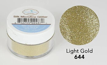 Elizabeth - Silk Microfine Glitter - Light Gold