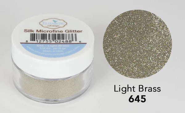 Elizabeth - Silk Microfine Glitter - Light Brass