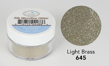 Elizabeth - Silk Microfine Glitter - Light Brass