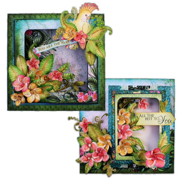 Heartfelt -  Card Shadow Box Set - Black - 3