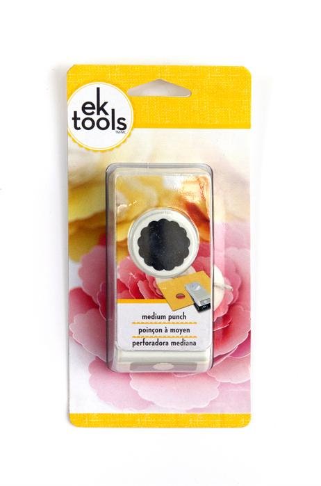 Ek Tools - Medium punch - Scallop cirkle 1"
