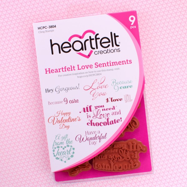 Heartfelt Stämpelset - Heartfelt love sentiments