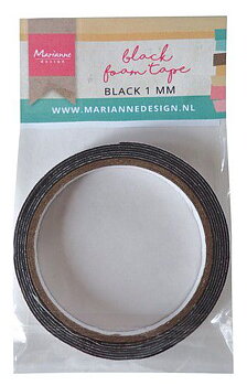 Marianne D - Black Foam Tape - 1mm