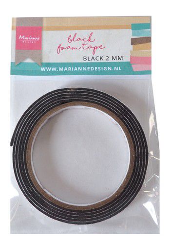 Marianne D - Black Foam Tape - 2mm