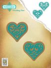 Nellie`s Choice - Vintasia Wedding Dies - Two Hearts