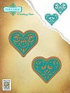 Nellie`s Choice - Vintasia Wedding Dies - Two Hearts