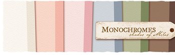 Maja Design - Monochromes-  6 st ark passar till Miles Apart