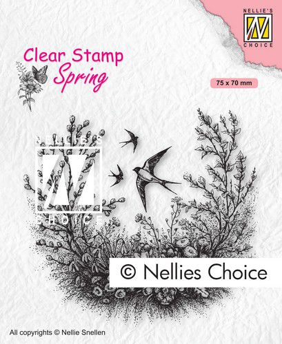 Nellies Choice - Clearstamp - Spring is in the air