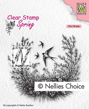 Nellies Choice - Clearstamp - Spring is in the air