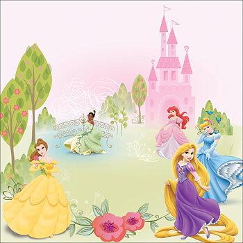 Disney  - Princess- Glitter Paper 12x12 