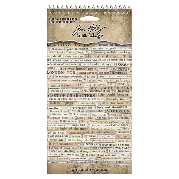 Tim Holtz - Idea-ology: Clippings Sticker Book