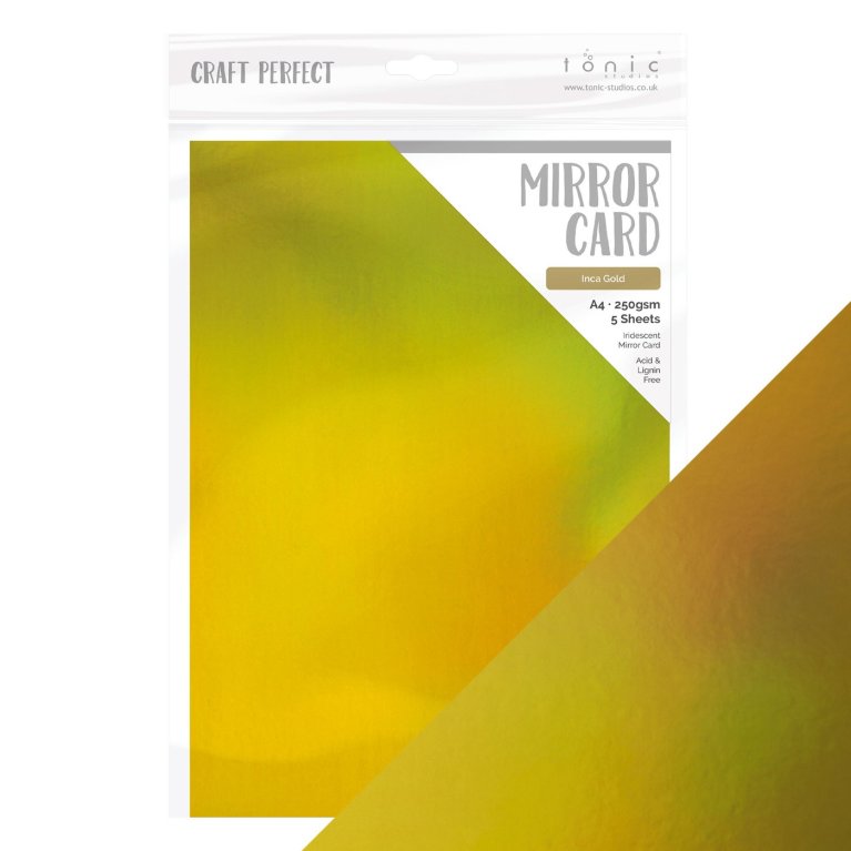 Tonic Studio - Mirror card - Inca Gold (iredescent)