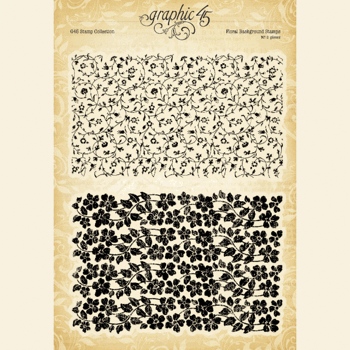 Graphic 45 - Floral Background Stamps