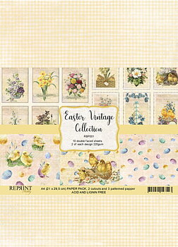 Reprint - Vintage easter Collection - Paperpack A4