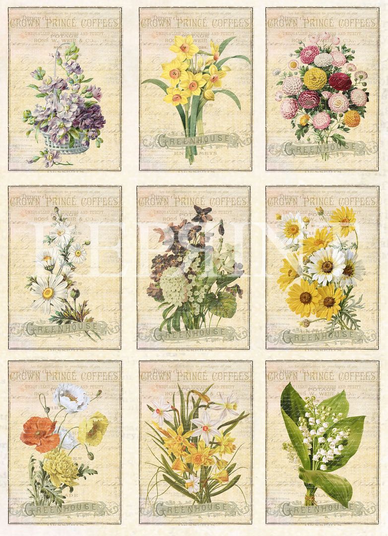 Reprint - Vintage easter Collection - Paperpack A4 - 3