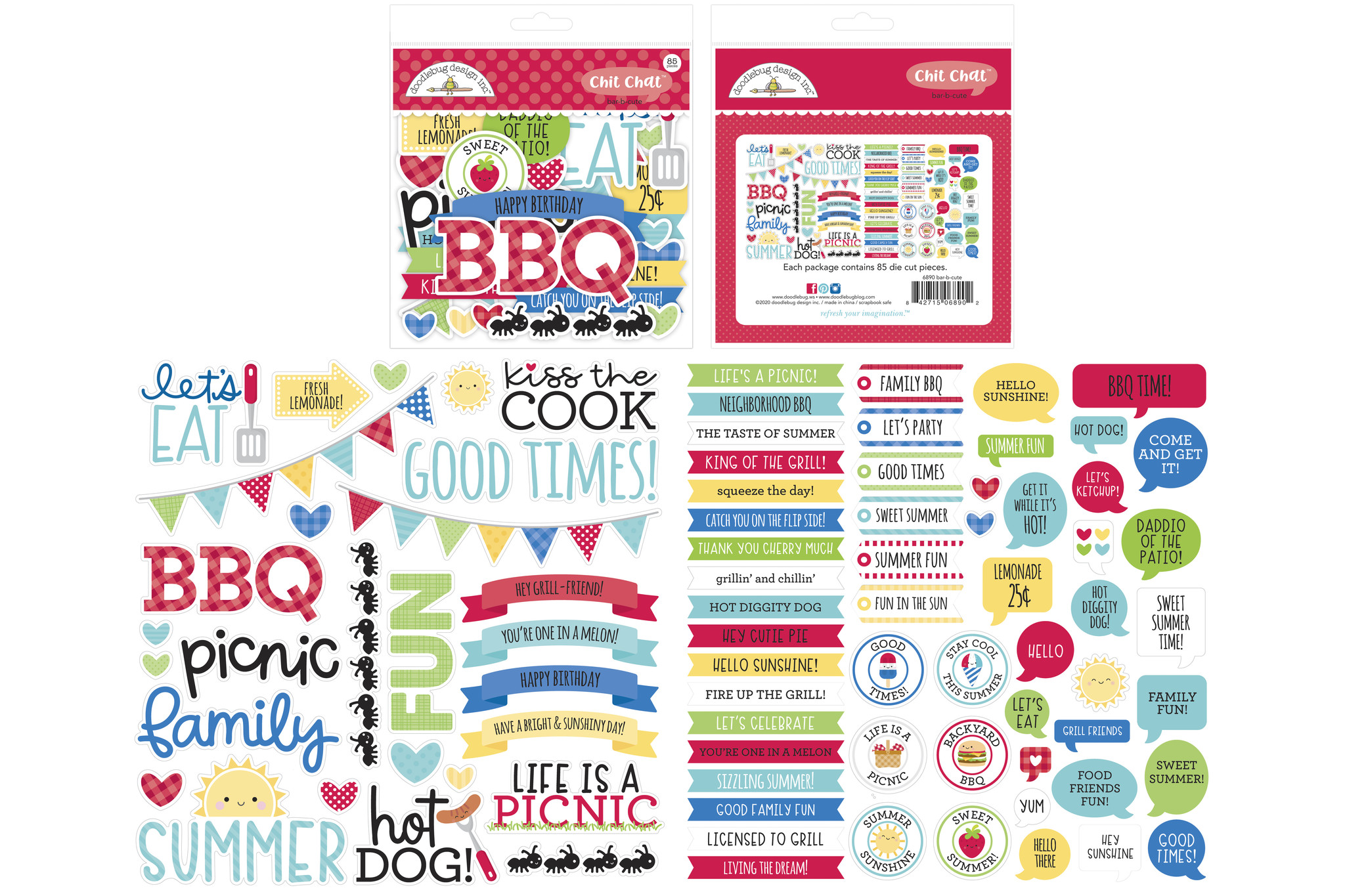 Doodlebug - Die cuts - Bar-b-cute