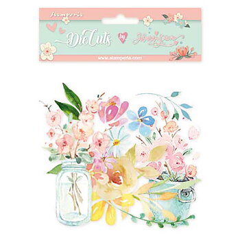 Die cuts assorted- Circle of Love flowers