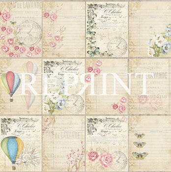 Reprint - Spring Blossom - Tags 12x12"