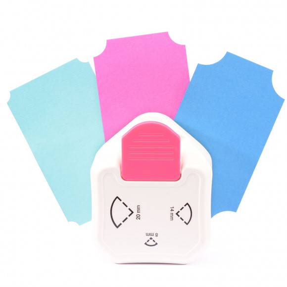 Vaessen - Handpunch - 3 in 1 Ticket Corner Punch - 2