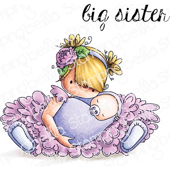 Stamping Bella - Tiny Townie Big Sister - 2 stämplar