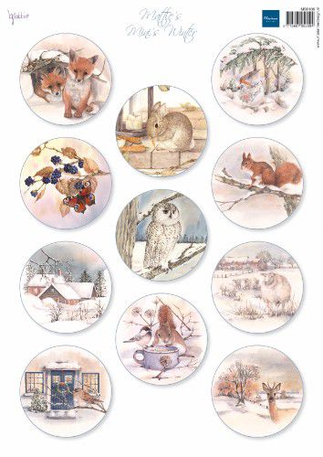 Marianne D  -  Decoupage Mattie`s Minies Winter 