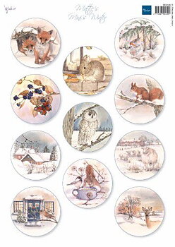 Marianne D  -  Decoupage Mattie`s Minies Winter 