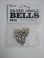 Darice- Silver Jingle Bells 20pc