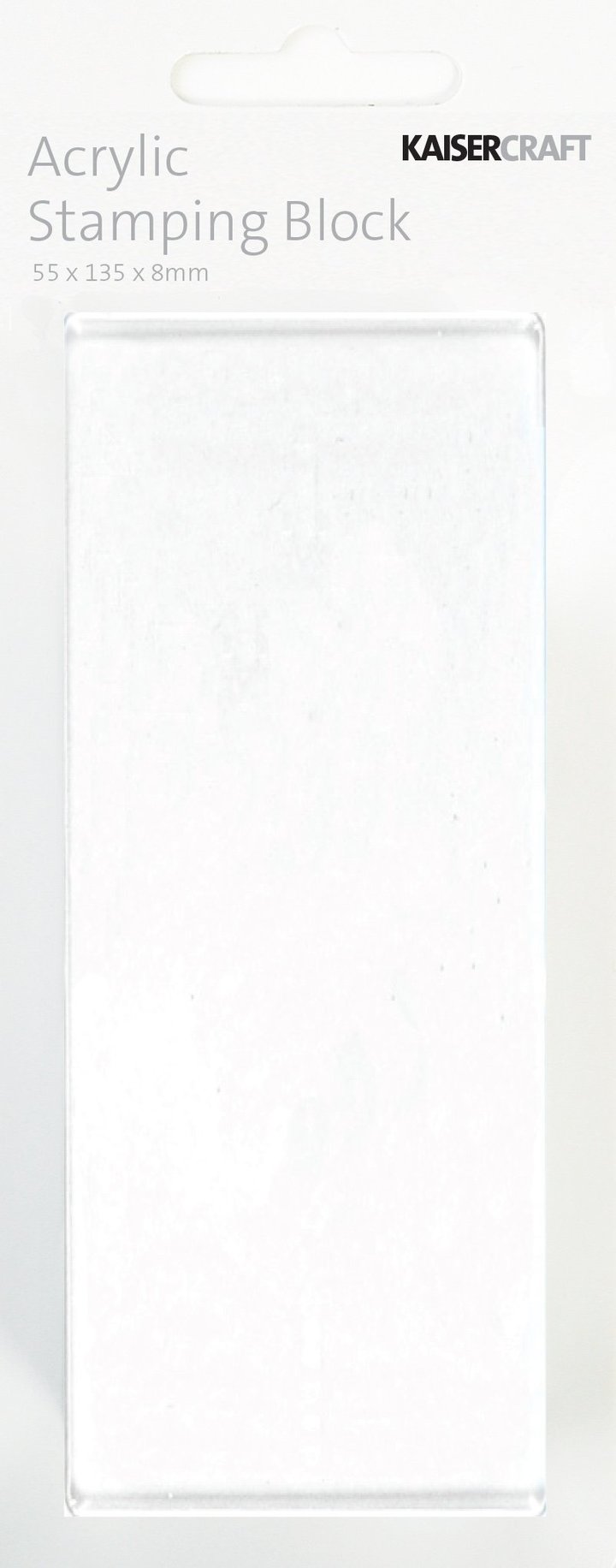 Kaisercraft - Akryl stämpelblock - 55x135x8MM