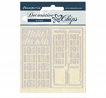 Decorative chips 14x14 cm - Atelier des