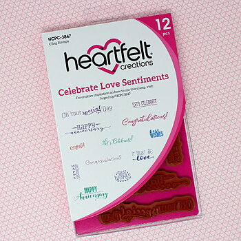 Heartfelt - Stämpelset - Celebrate Love Sentiments Cling Stamp Set
