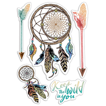 Ciao Bella - Keep the wild in you - Clearstamps set 4x6"