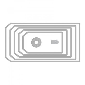 Sizzix - Dies Thinlits - Stacked Tags