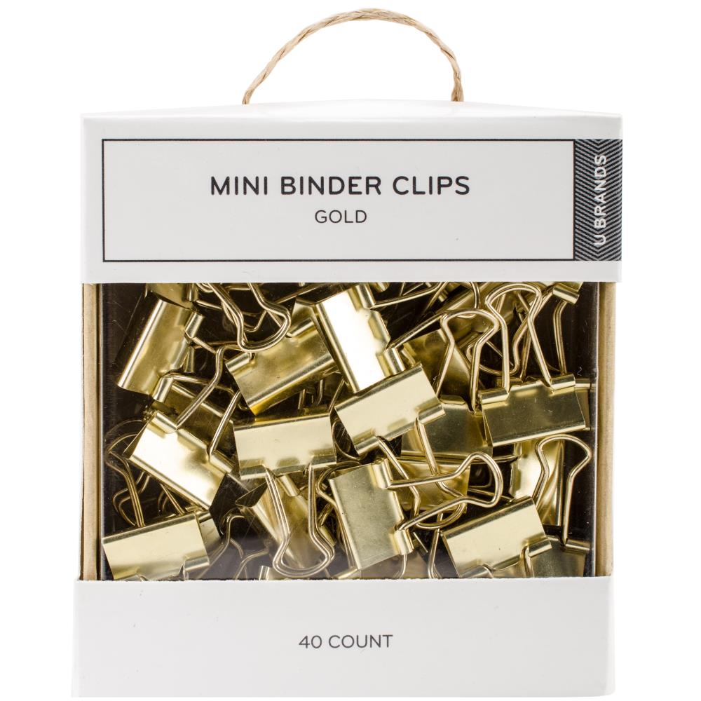 Pappers clips - Mini clip binders- 40st